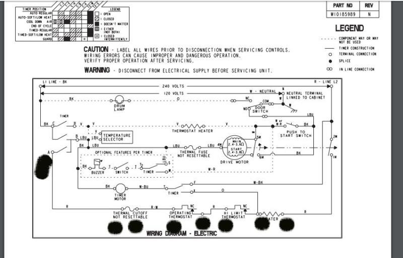 Maytag Centennial Dryer Wiring Diagram User Manual
